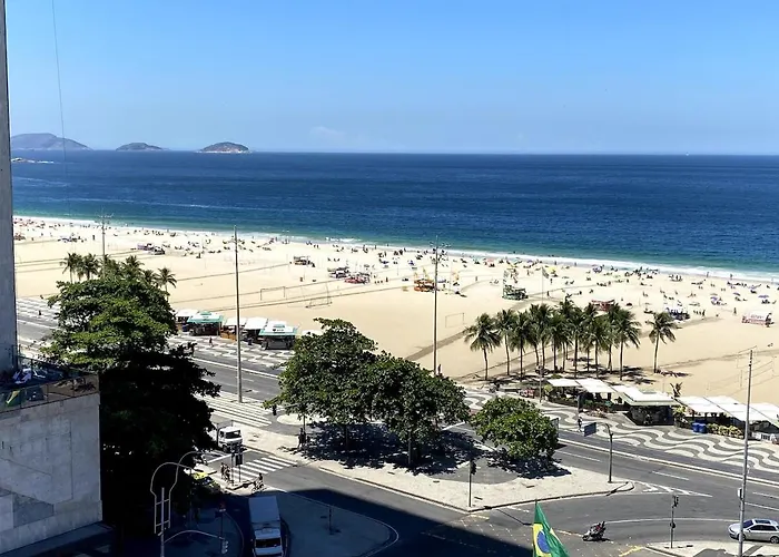 Copacabana Leme Studio - With A Beautiful Ocean View - 10Th Floor - Up To 3 Guests Rio de Janeiro
